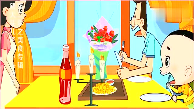 大头儿子_竟然天天吃土豆,连西餐也是炸薯条,大头都快疯了