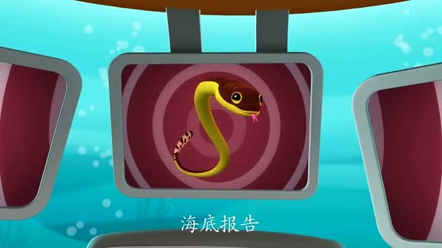海底小纵队:黄腹海蛇生活在水里,离开水他们就挪不动身体