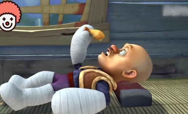 熊出没:光头强怎么受伤这么重呢,浑身上下缠着绷带