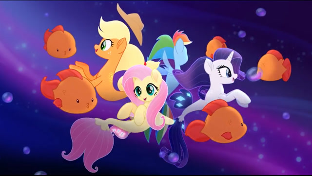 《小马宝莉》人鱼柔柔,人鱼碧琪之快乐并非小事!