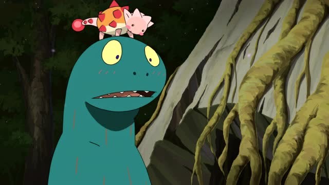 恐龙星球,霸王龙与甲龙宝宝,食肉龙抚养食草龙宝宝!