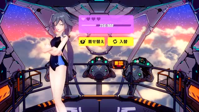 崩坏3天国里的符华泳装!