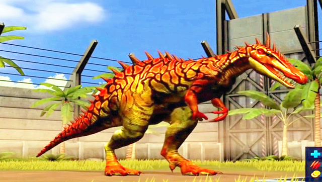 恐龙世界似鳄龙对战霸王龙 侏罗纪恐龙公园小游戏