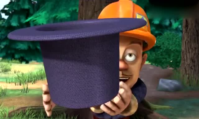 熊出没,光头强用魔术帽骗熊二,没想到魔术帽真的变东西出来了