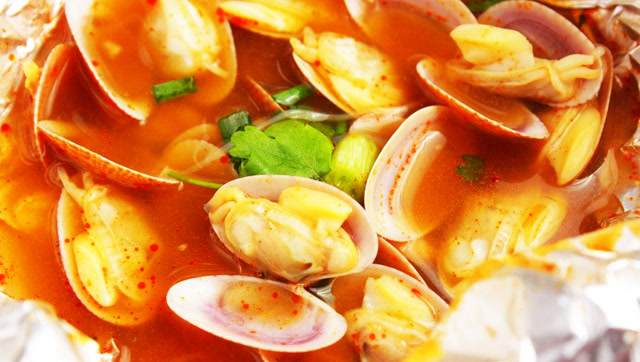 大厨教你做金汤花甲,这样做出来的花甲才入味,感觉卫生!