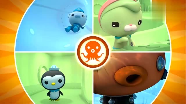 海底小纵队 小螃蟹按起了章鱼警报前来抓住偷椰子的窃贼