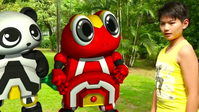 《快乐酷宝》波库猪表示自己不喜欢打架,没想到这脸皮够厚