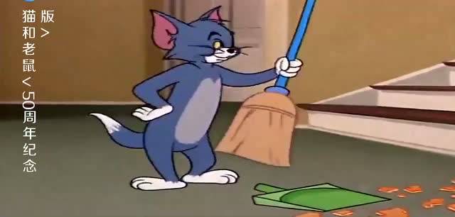猫和老鼠:汤姆跟女巫学会魔法,骑着扫把飞走了,不要杰瑞了!