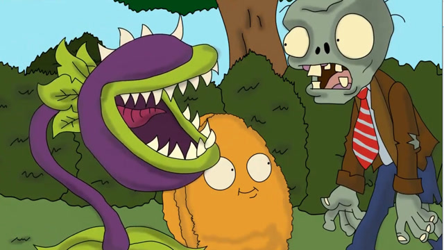 pvz动画短片:作为一只僵尸,我的生活是这样哒