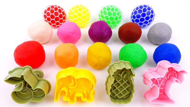 玩具玩玩:软泥做做大象菠萝