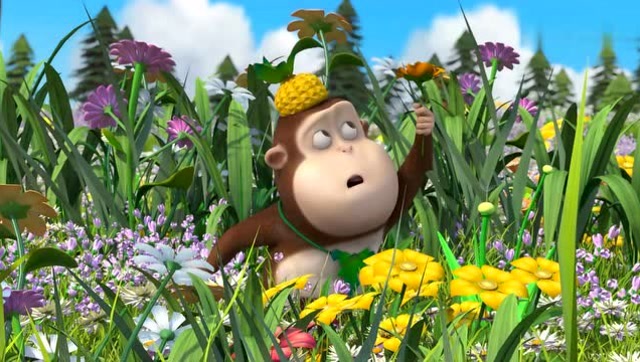 熊熊乐园2,吉吉抓不到蝴蝶拿虫子当蝴蝶养