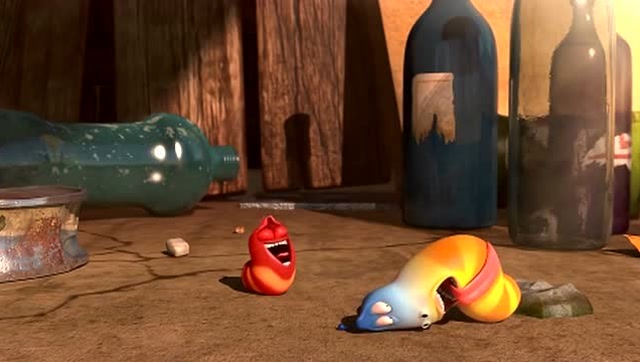 《爆笑虫子》奇怪的石头原地爆炸,可怜的大黄虫躺尸街头