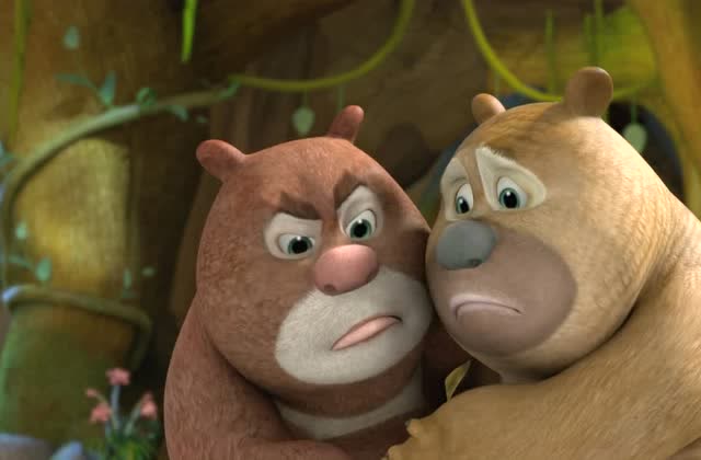 熊熊乐园第2季:熊二的手被蚊子咬了,他伤心的都要哭了