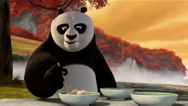 《功夫熊猫》:师父套路深,阿宝吃个包子还要练功夫,可怜只有看的份!