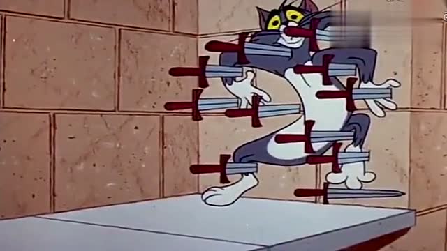 《猫和老鼠》厉害了,杰瑞能用意念变出刀,纷纷飞向汤姆