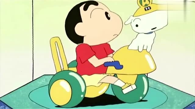 蜡笔小新:小新的最新座驾三轮车,人工智能竟然是小白