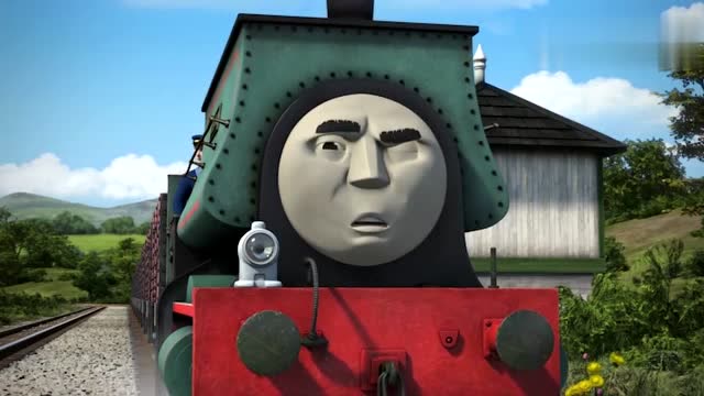 爱剪辑-托马斯和他的朋友们第20季;萨姆森拉太多货了很吃力