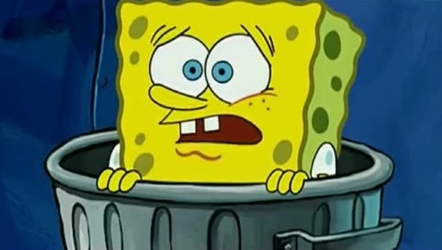 海绵宝宝:原来比目鱼打人的行为是想跟你交朋友,把海绵宝宝吓的