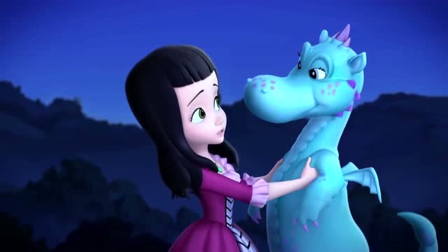 小公主苏菲亚:薇薇安公主找到离家出走的小火龙,回家吧!