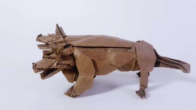 艺术频道知识付费折纸王子教你折纸神谷哲史的地狱三头犬第08集折纸