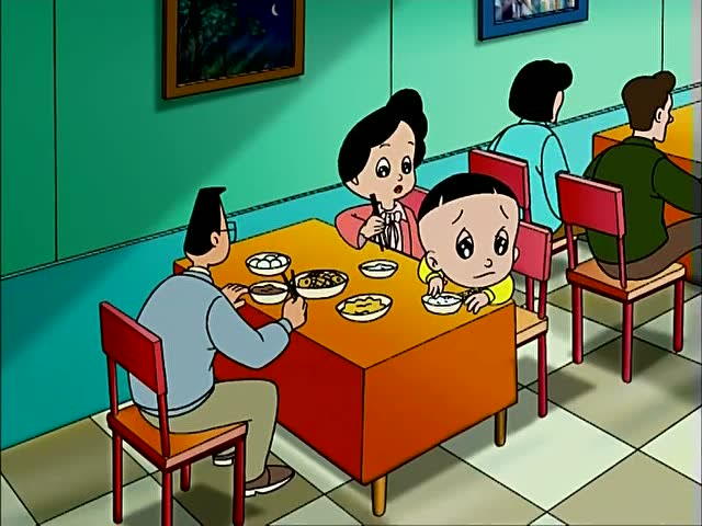 大头儿子不想吃饭,小头爸爸却一口把鱼都吃了