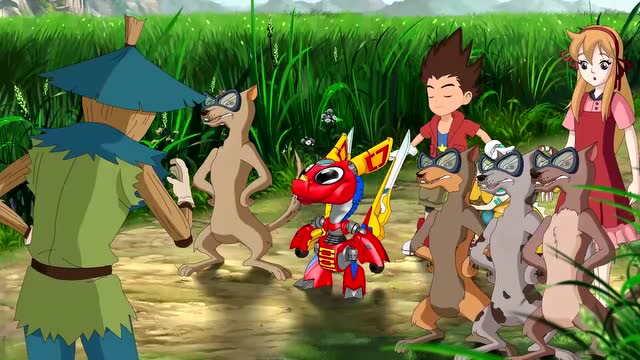 钢甲小龙侠 :稻草人的飞飞猴可以变身成超大的猩猩,小丑快被踩扁