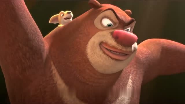 《熊出没之熊心归来》熊大表演空中飞人竟然成了大明星