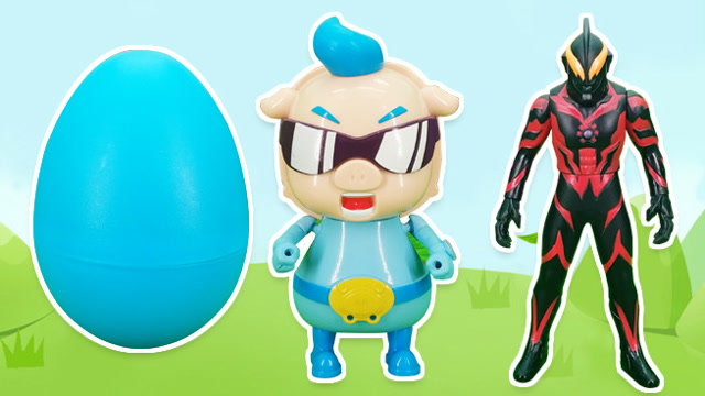 贝利亚奥特曼,猪猪侠变身小英雄波比超级变身神木猿!