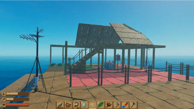 raft 木筏求生这房子被宝莉盖的 惨不忍睹