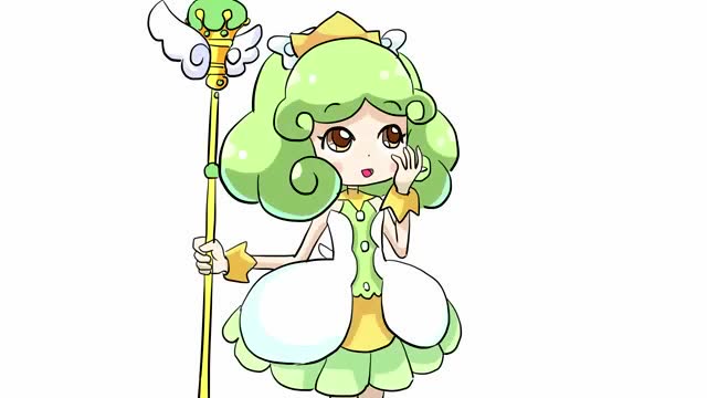 小花仙之智慧花仙魔法使者·淑馨儿童卡通简笔画