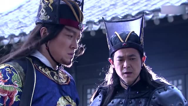 安剑清跟手下交谈,对付李自成的方法