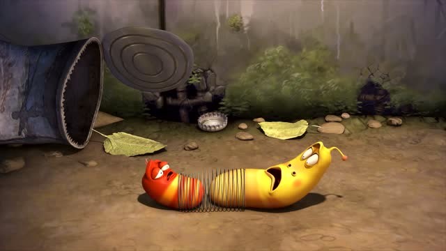 《爆笑虫子》搞笑一刻,小红虫和小黄虫非常的幽默,太搞笑了