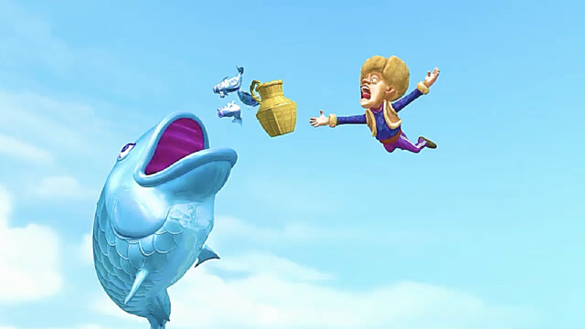 熊出没:光头强偷熊大熊二的鱼,还嘲笑它们,结果倒霉了