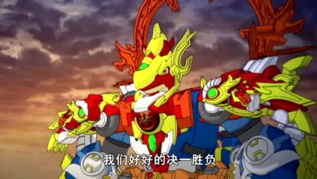 斗龙战士:圣斗神龙亚烈与巨鳄霸龙他们展开激战,谁会略胜一筹呢