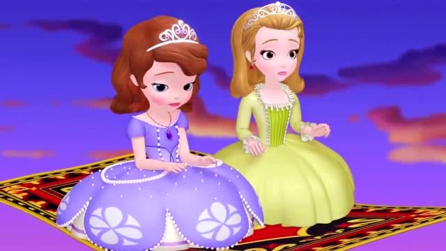 苏菲亚和姐姐被飞毯带迷路,经历了一场很棒的冒险!