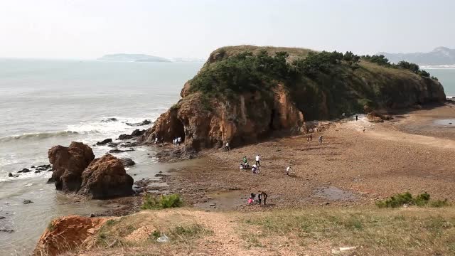大美田横猪岛航拍