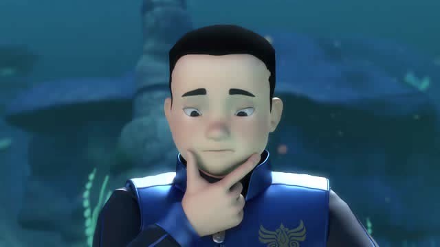 《神兽金刚四》陈锋觉得奇怪极了!自己在海底怎么就能呼吸了呢?