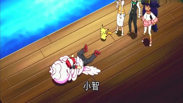 精灵宝可梦粉红色的轻飘飘很喜欢人类啊