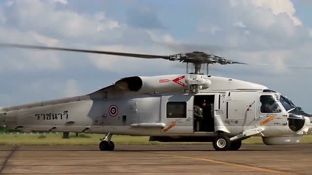 泰国皇家的s-70b海军型黑鹰直升机