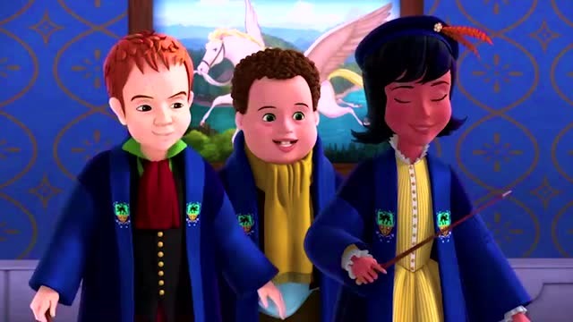 小公主苏菲亚:魔法学校有几个捣蛋鬼在捣乱,要把魔法学校弄飞起来