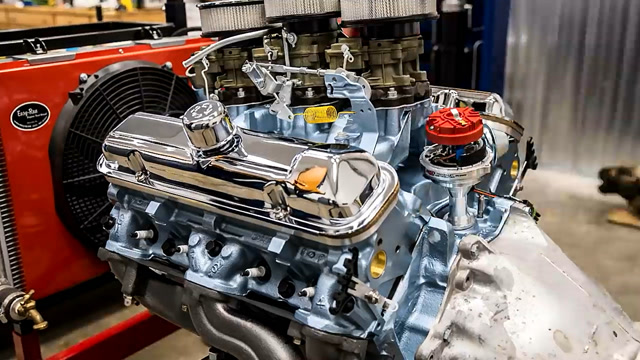 大功率八缸发动机翻新过程,修复手艺一流!