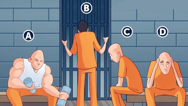 脑力推理:监狱里的4个犯人,谁是第一次坐牢?