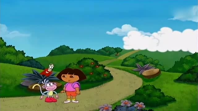 来与朵拉和布茨一起学英语吧:超级地图帮助朵拉找到丛林!