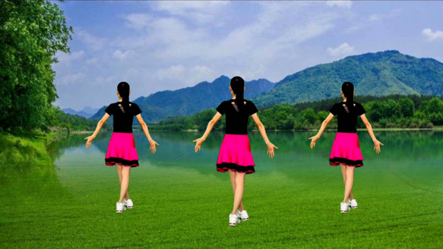 冷漠对唱情歌广场舞《心锁》紧紧锁住你和我,简单又好看附分解