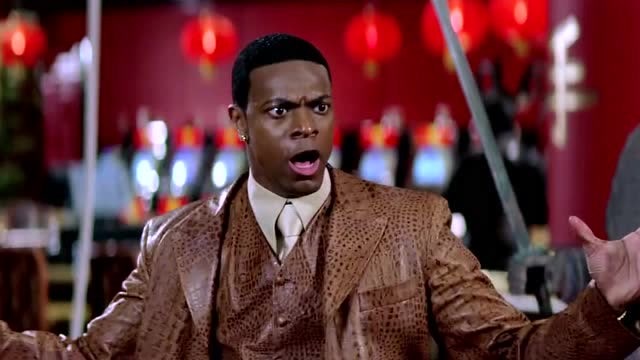 尖峰时刻:卡特遇到了胡莉,他们要开始对决了,但卡特很没有底气