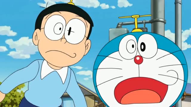 哆啦a梦:大雄和机器猫到了没有镜子的世界,造成了很大的麻烦