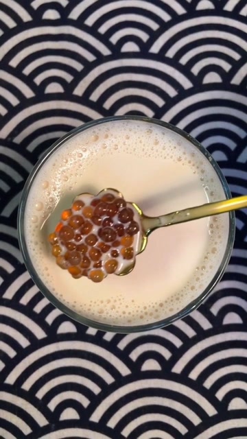 自制珍珠西米露奶茶