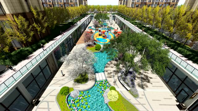 博裕壹号 下沉式广场