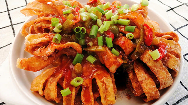 老北京宫廷菜-炸佛手,颜值高又美味,做法简单,学会过年露一手