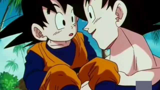 龙珠:悟空看到悟天跟他长的一模一样,父子俩第一次的见面